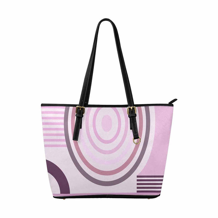 Large Leather Tote Shoulder Bag - Multicolor Handbag - Bags | Leather Tote Bags