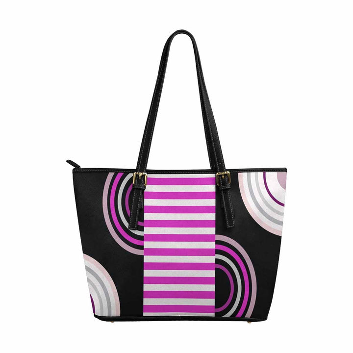 Large Leather Tote Shoulder Bag - Multicolor Handbag - Bags | Leather Tote Bags