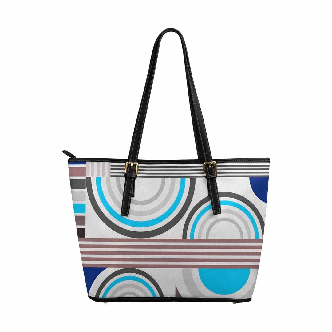 Large Leather Tote Shoulder Bag - Multicolor Handbag - Bags | Leather Tote Bags