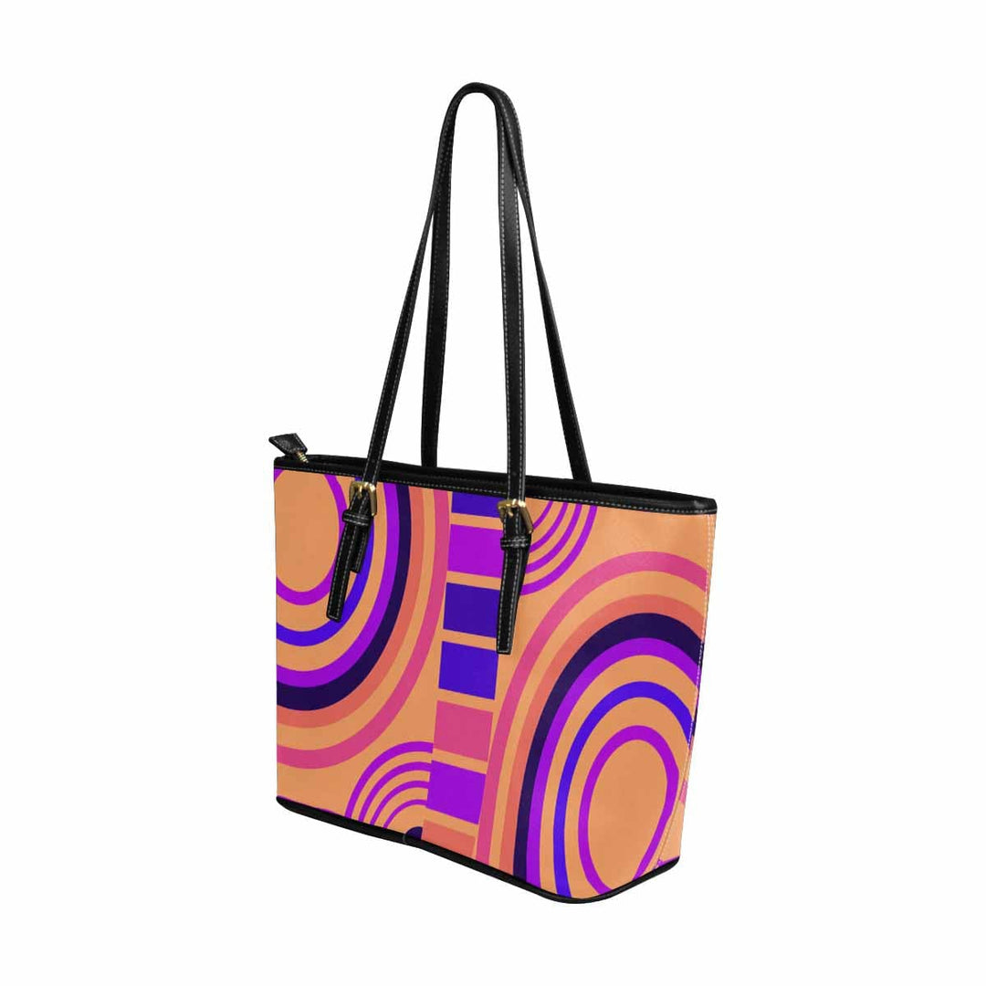 Large Leather Tote Shoulder Bag - Multicolor Handbag - Bags | Leather Tote Bags