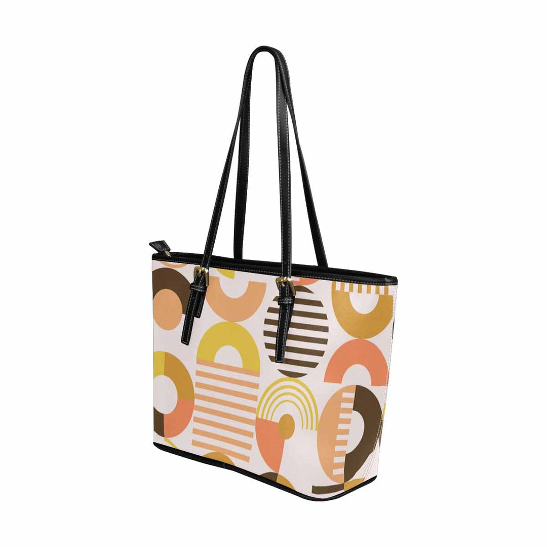 Large Leather Tote Shoulder Bag - Multicolor Handbag - Bags | Leather Tote Bags