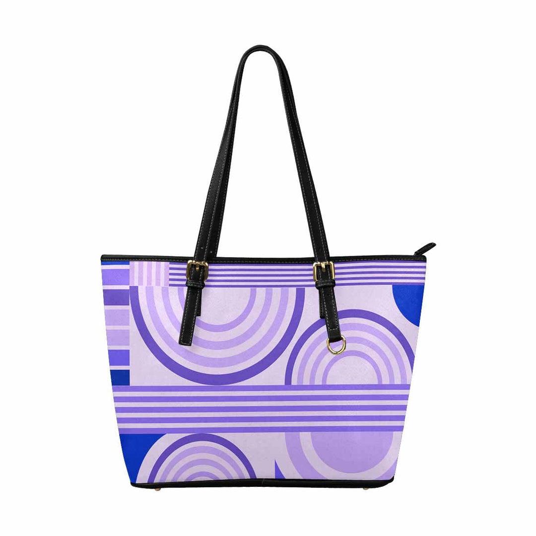 Large Leather Tote Shoulder Bag - Multicolor Handbag - Bags | Leather Tote Bags