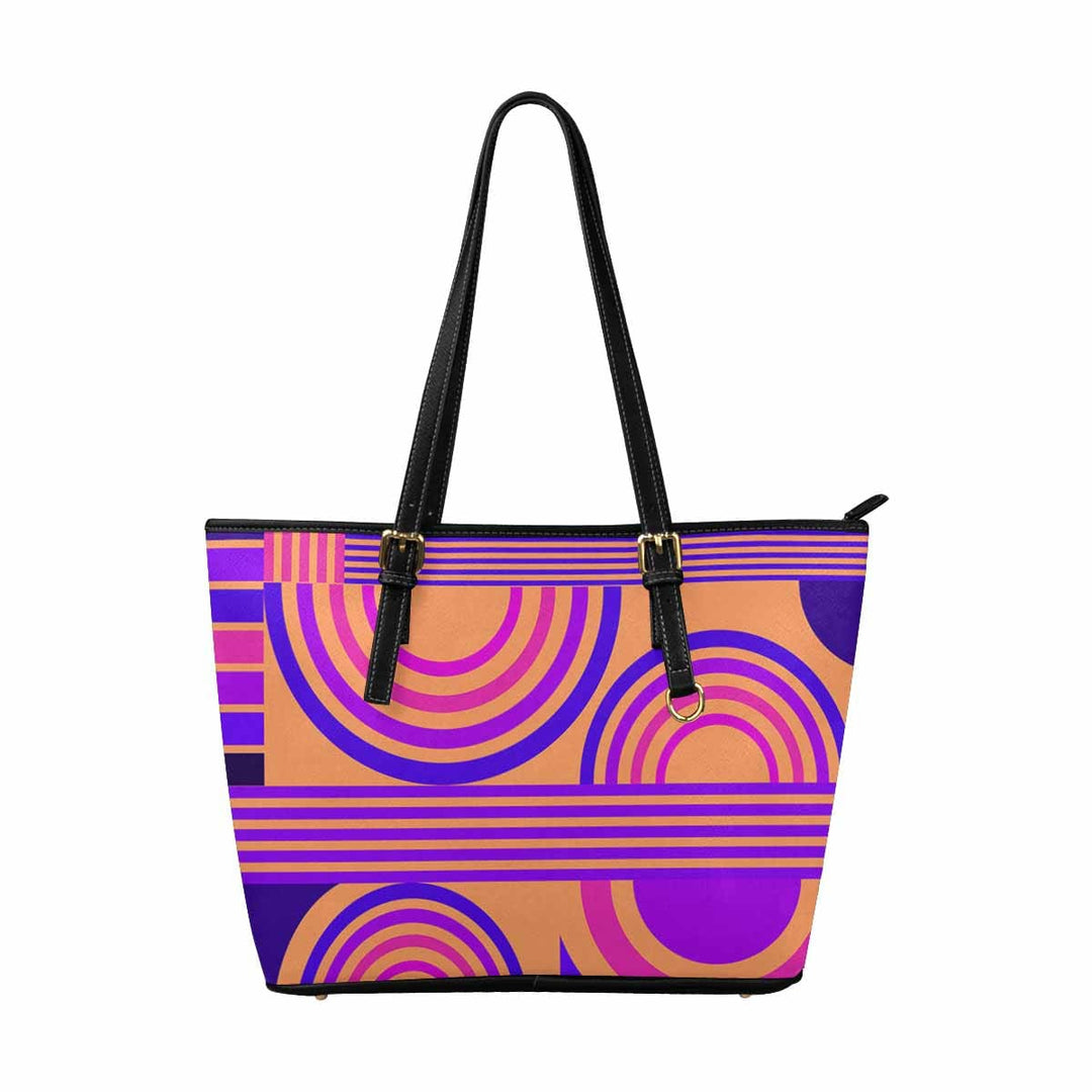 Large Leather Tote Shoulder Bag - Multicolor Handbag - Bags | Leather Tote Bags