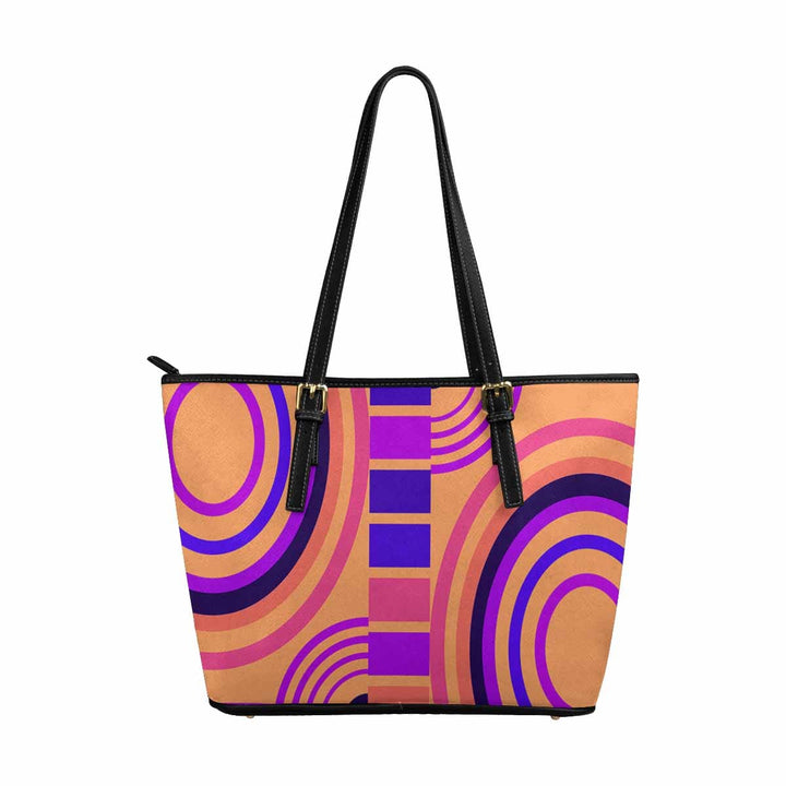 Large Leather Tote Shoulder Bag - Multicolor Handbag - Bags | Leather Tote Bags