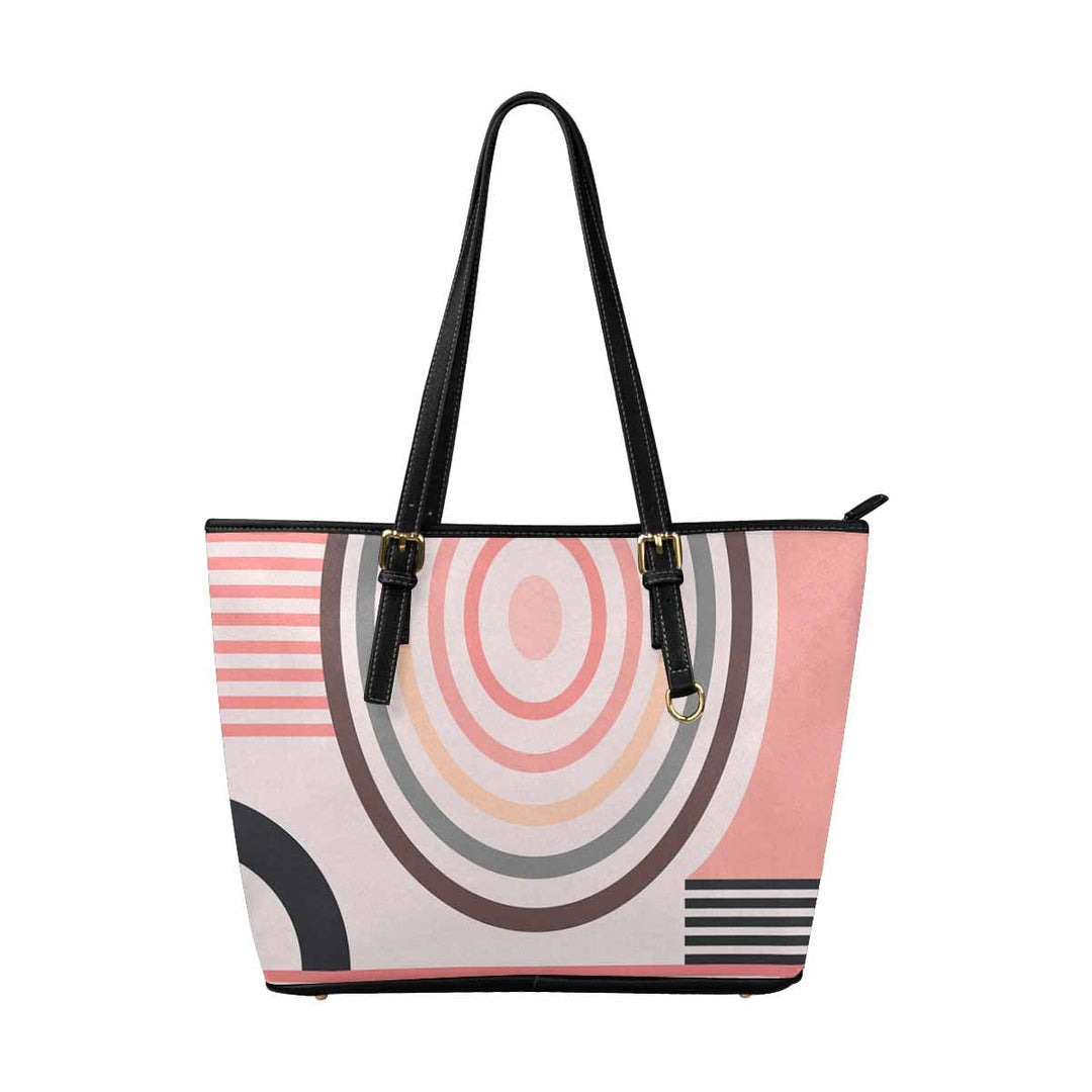 Large Leather Tote Shoulder Bag - Multicolor Handbag - Bags | Leather Tote Bags