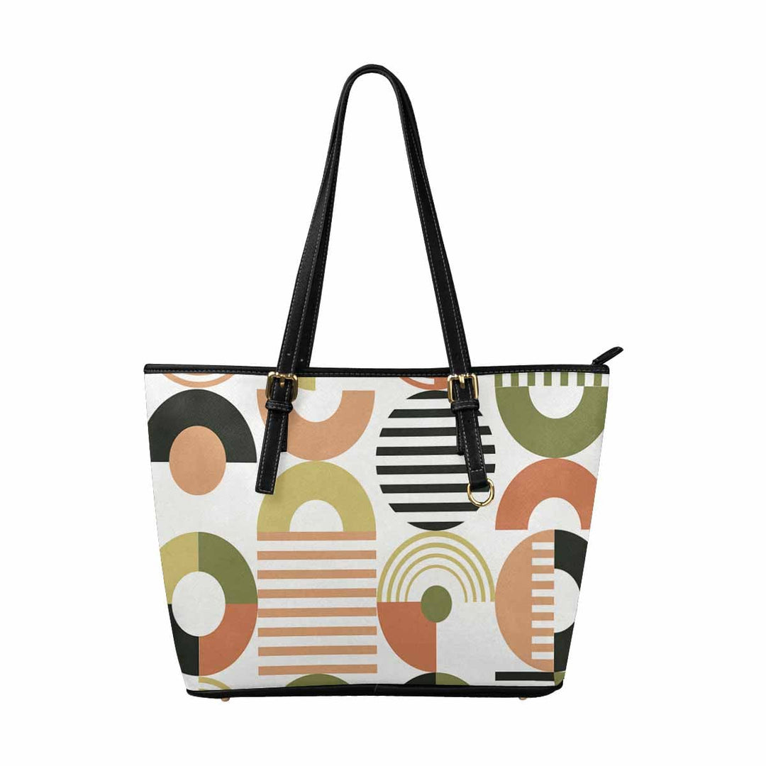 Large Leather Tote Shoulder Bag - Multicolor Handbag - Bags | Leather Tote Bags