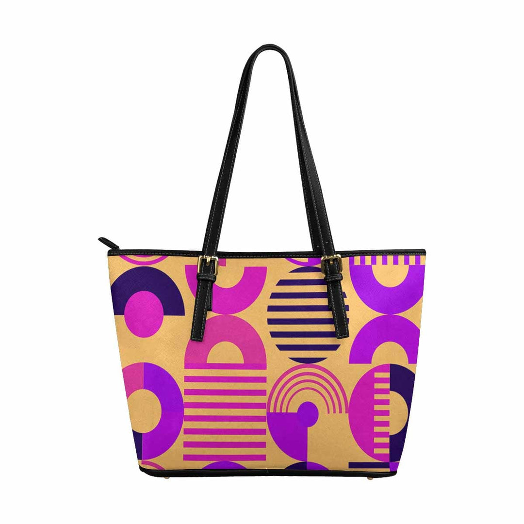 Large Leather Tote Shoulder Bag - Multicolor Handbag - Bags | Leather Tote Bags