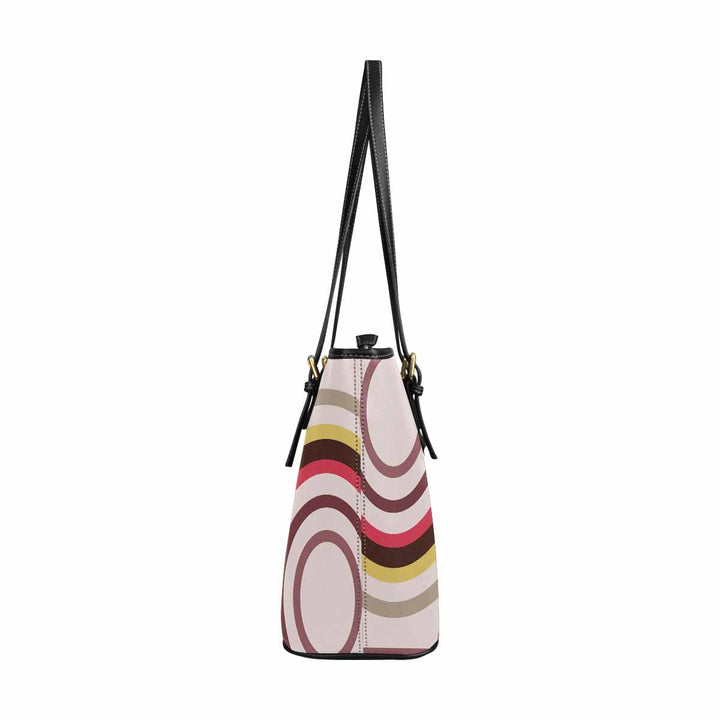 Large Leather Tote Shoulder Bag - Multicolor Handbag - Bags | Leather Tote Bags