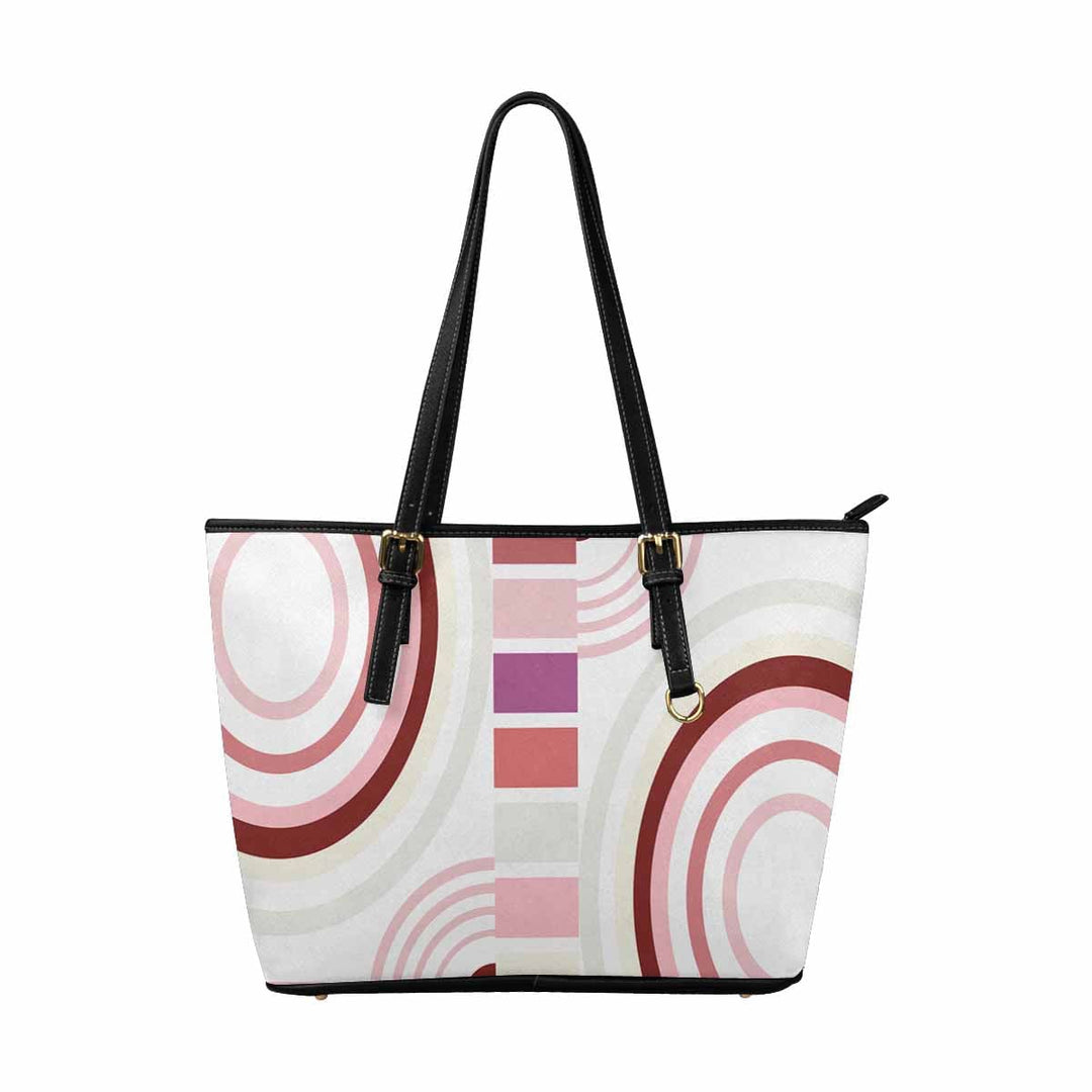 Large Leather Tote Shoulder Bag - Multicolor Handbag - Bags | Leather Tote Bags