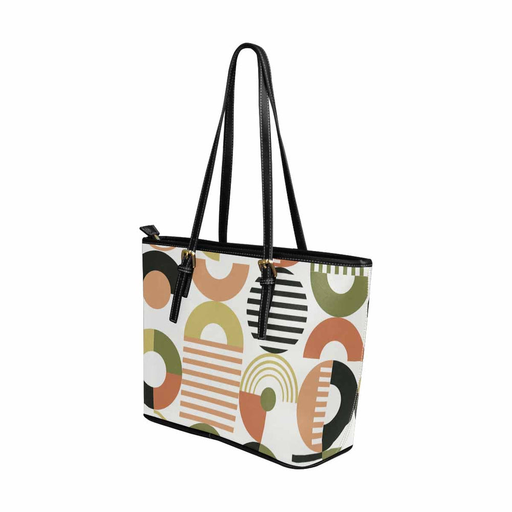 Large Leather Tote Shoulder Bag - Multicolor Handbag - Bags | Leather Tote Bags