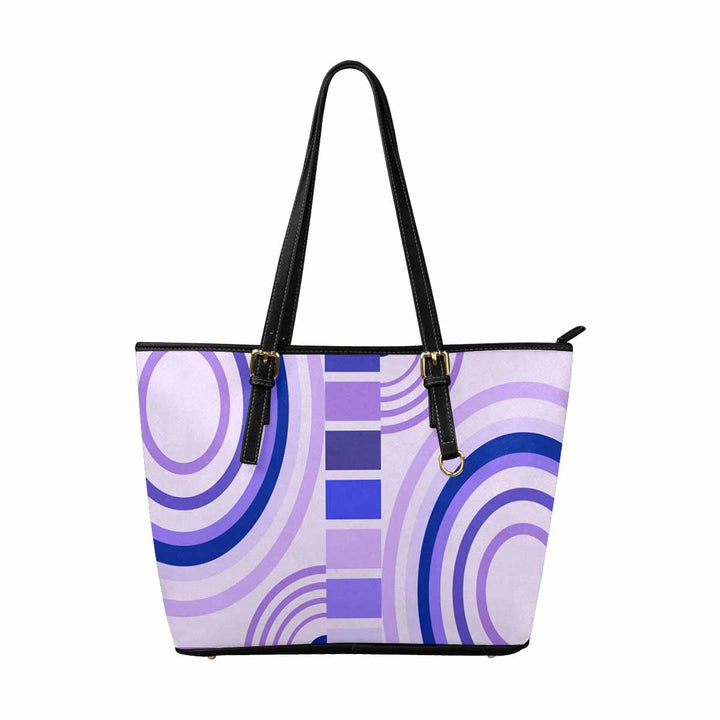 Large Leather Tote Shoulder Bag - Multicolor Handbag - Bags | Leather Tote Bags