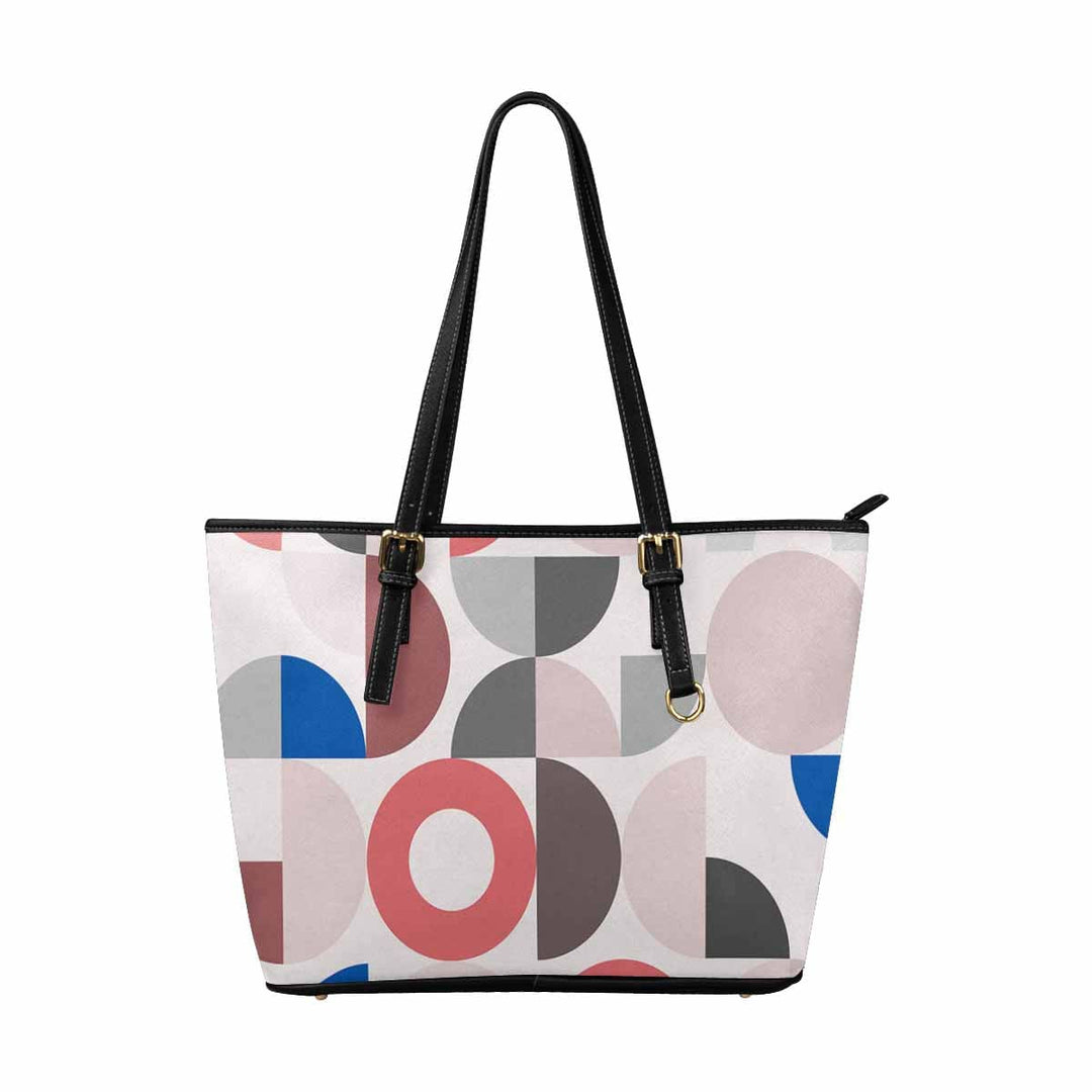 Large Leather Tote Shoulder Bag - Multicolor Handbag - Bags | Leather Tote Bags