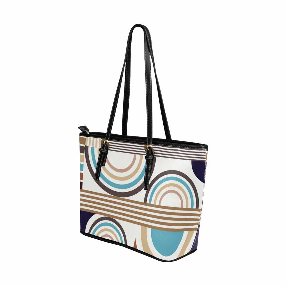 Large Leather Tote Shoulder Bag - Multicolor Handbag - Bags | Leather Tote Bags