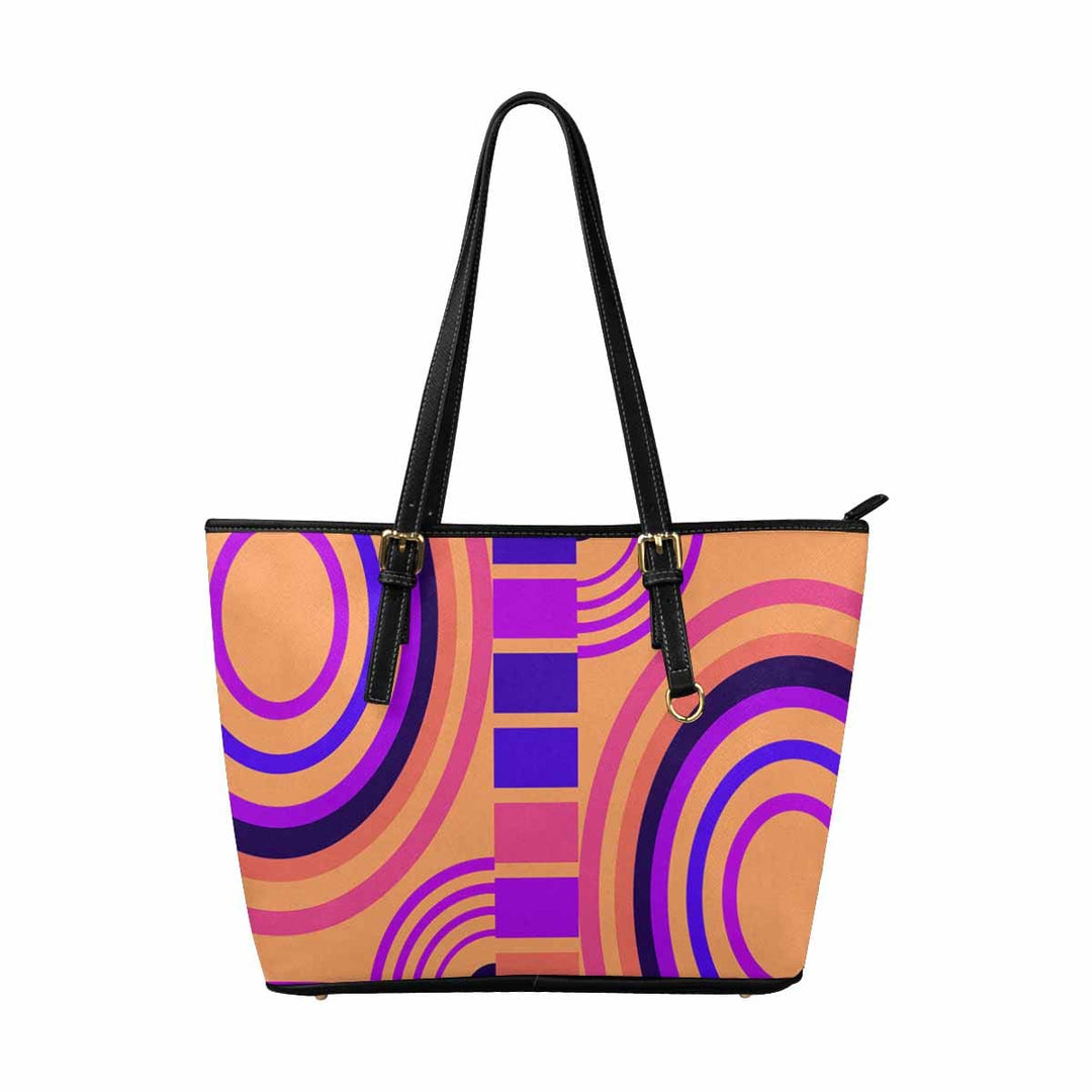 Large Leather Tote Shoulder Bag - Multicolor Handbag - Bags | Leather Tote Bags