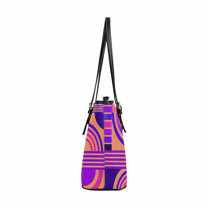 Large Leather Tote Shoulder Bag - Multicolor Handbag - Bags | Leather Tote Bags