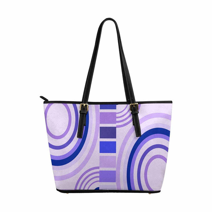 Large Leather Tote Shoulder Bag - Multicolor Handbag - Bags | Leather Tote Bags