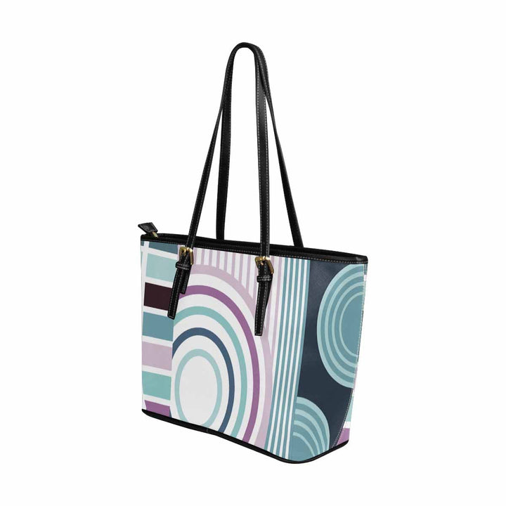 Large Leather Tote Shoulder Bag - Multicolor Handbag - Bags | Leather Tote Bags