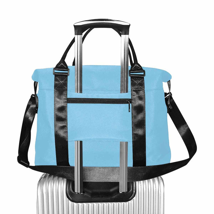 Light Blue Duffel Bag - Large Travel Carry - Bags/Oxford Crossbody Bags