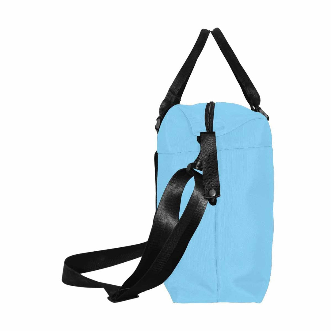 Light Blue Duffel Bag - Large Travel Carry - Bags/Oxford Crossbody Bags