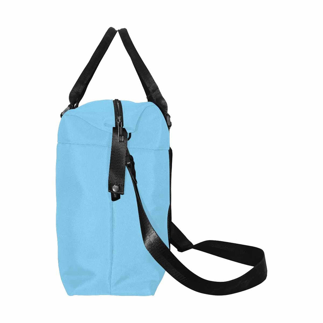 Light Blue Duffel Bag - Large Travel Carry - Bags/Oxford Crossbody Bags
