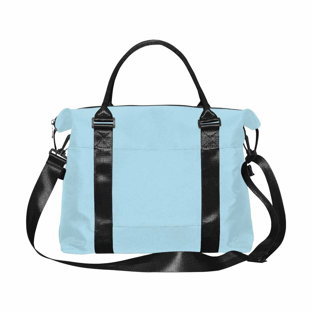 Light Blue Duffel Bag - Large Travel Carry - Bags/Oxford Crossbody Bags