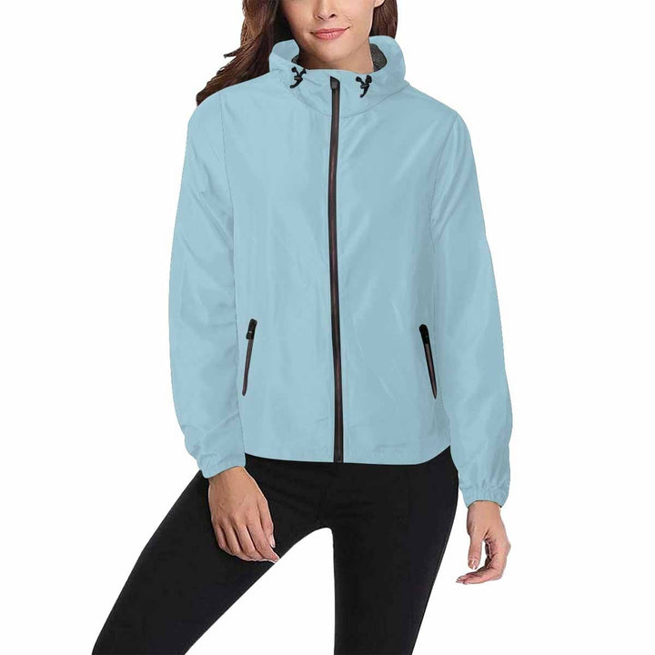 Light Blue Hooded Windbreaker Jacket - Men / Women - Mens | Jackets