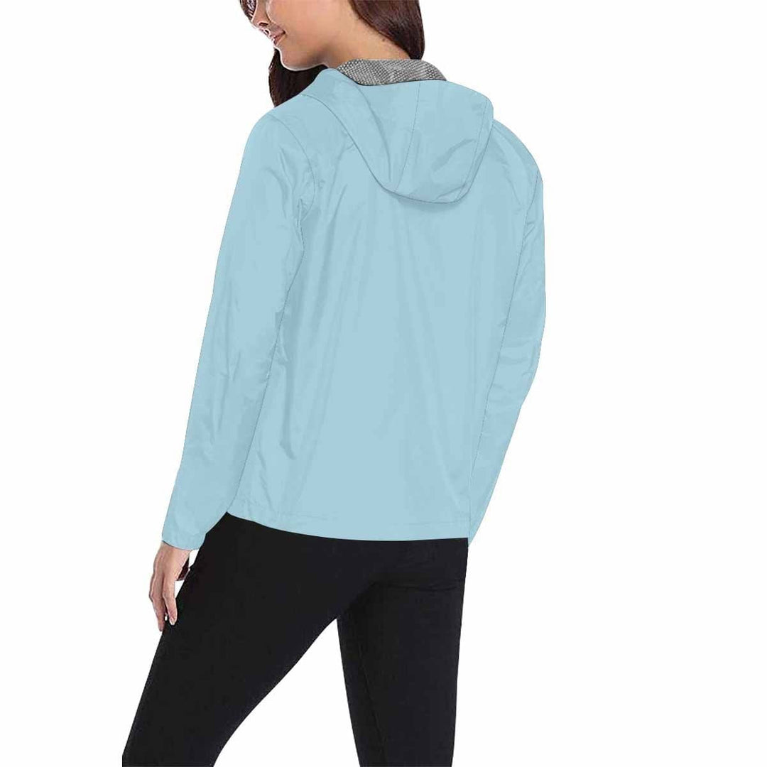 Light Blue Hooded Windbreaker Jacket - Men / Women - Mens | Jackets