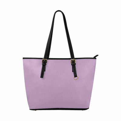 Large Leather Tote Shoulder Bag - Lilac Purple - Bags | Leather Tote Bags
