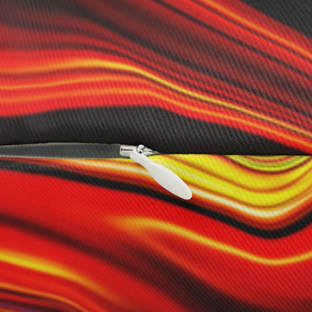 Decorative Lumbar Throw Pillow - Multicolor Marble Pattern - Decorative/Throw