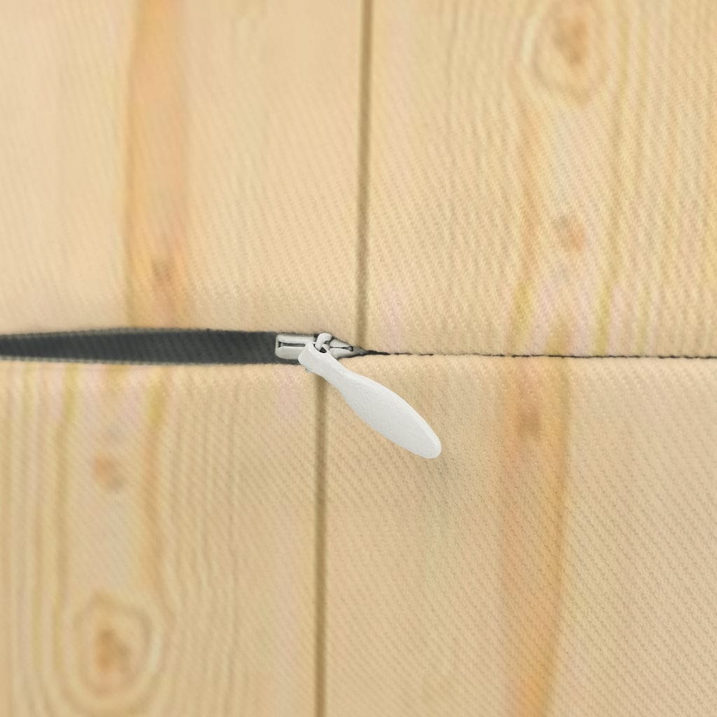 Decorative Lumbar Throw Pillow - Light Brown Rustic Wood Pattern