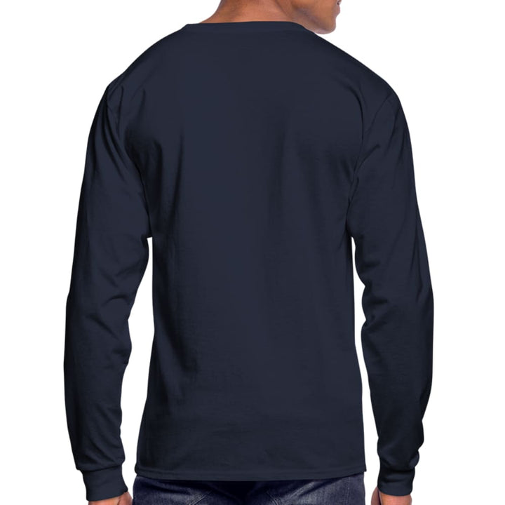 Mens Graphic Tee - Long Sleeve God Created Man - Genesis 1:27 Christian Shirts