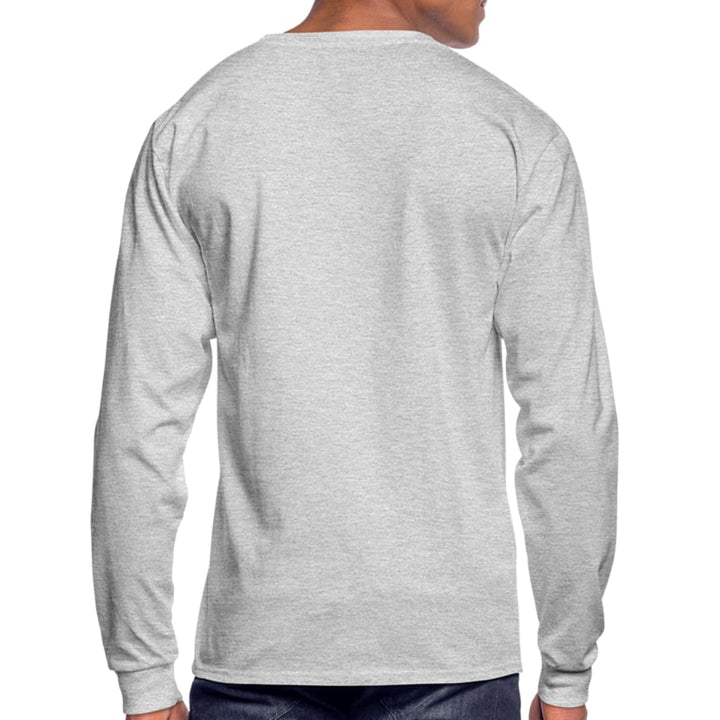 Mens Graphic Tee - Long Sleeve God Created Man - Genesis 1:27 Christian Shirts