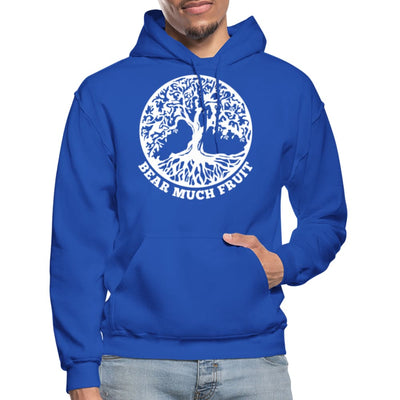 Mens Hoodie - Pullover Hooded Sweatshirt - Graphic/bear Much Fruit - Mens