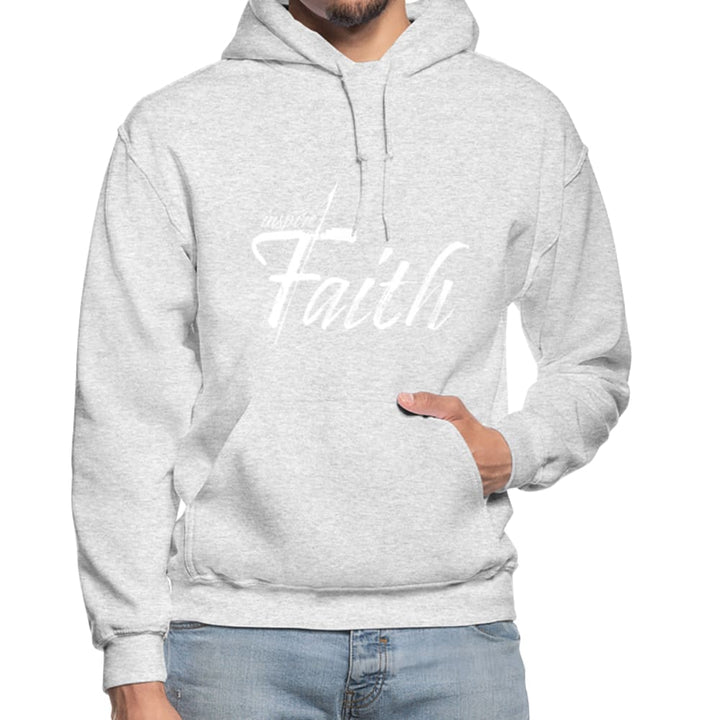 Mens Hoodie - Pullover Hooded Sweatshirt - Graphic/inspire Faith - Mens