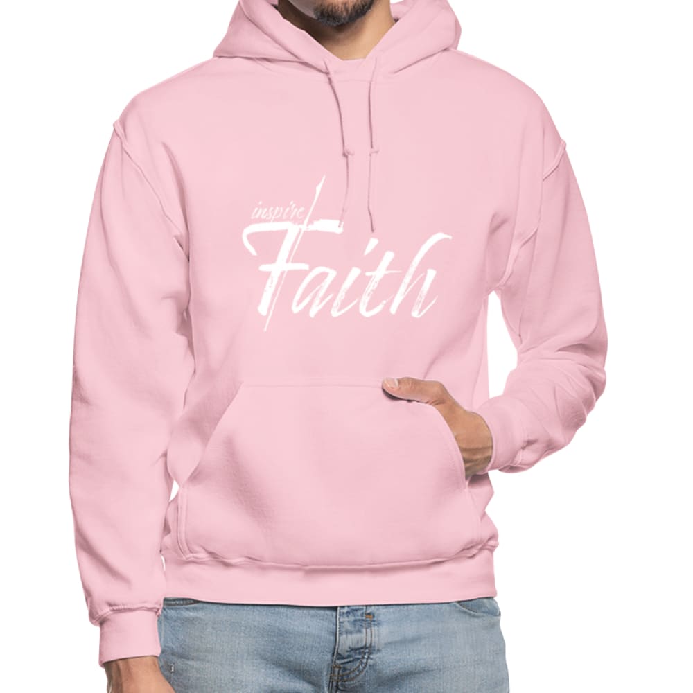 Mens Hoodie - Pullover Hooded Sweatshirt - Graphic/inspire Faith - Mens