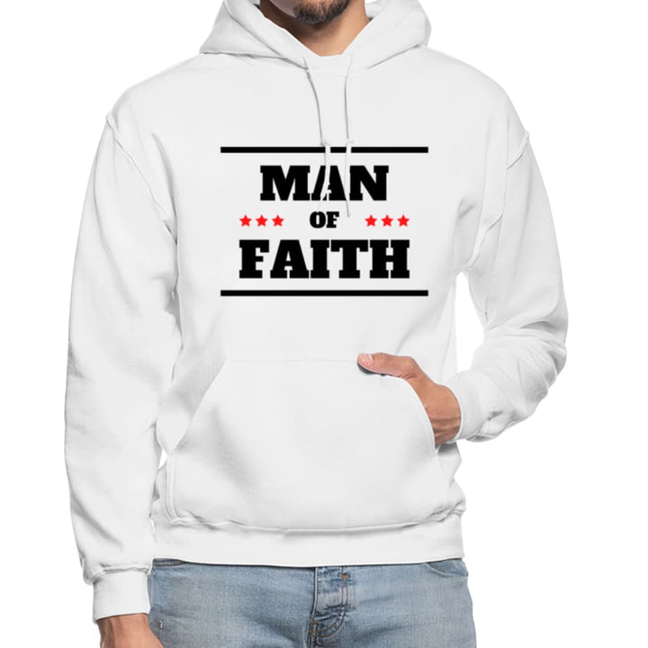 Mens Hoodie - Pullover Hooded Sweatshirt - Graphic/man of Faith - Mens | Hoodies