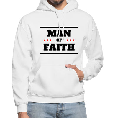Mens Hoodie - Pullover Hooded Sweatshirt - Graphic/man Of Faith - Mens | Hoodies