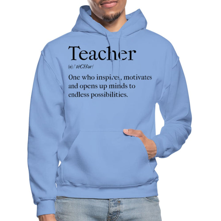 Mens Hoodie - Pullover Hooded Sweatshirt - Graphic/teachers Inspire - Mens