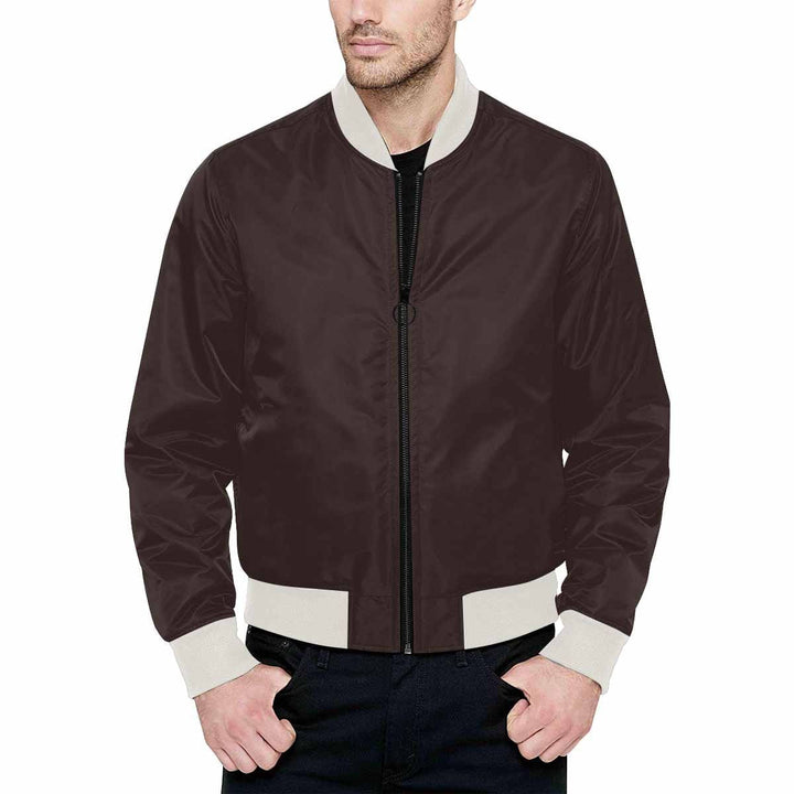 Mens Jacket Carafe Brown Bomber Jacket - Mens | Jackets | Bombers