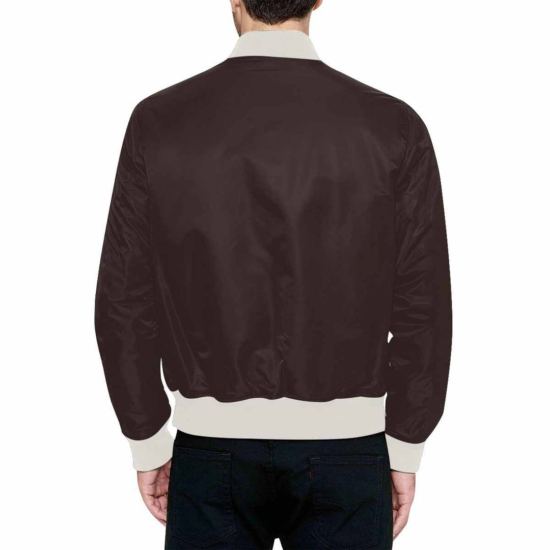 Mens Jacket Carafe Brown Bomber Jacket - Mens | Jackets | Bombers