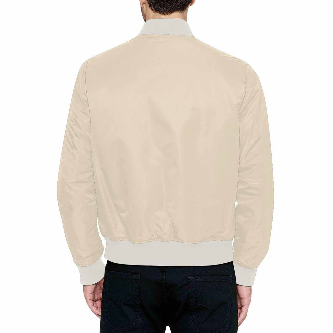 Mens Jacket Champagne Beige Bomber Jacket - Mens | Jackets | Bombers