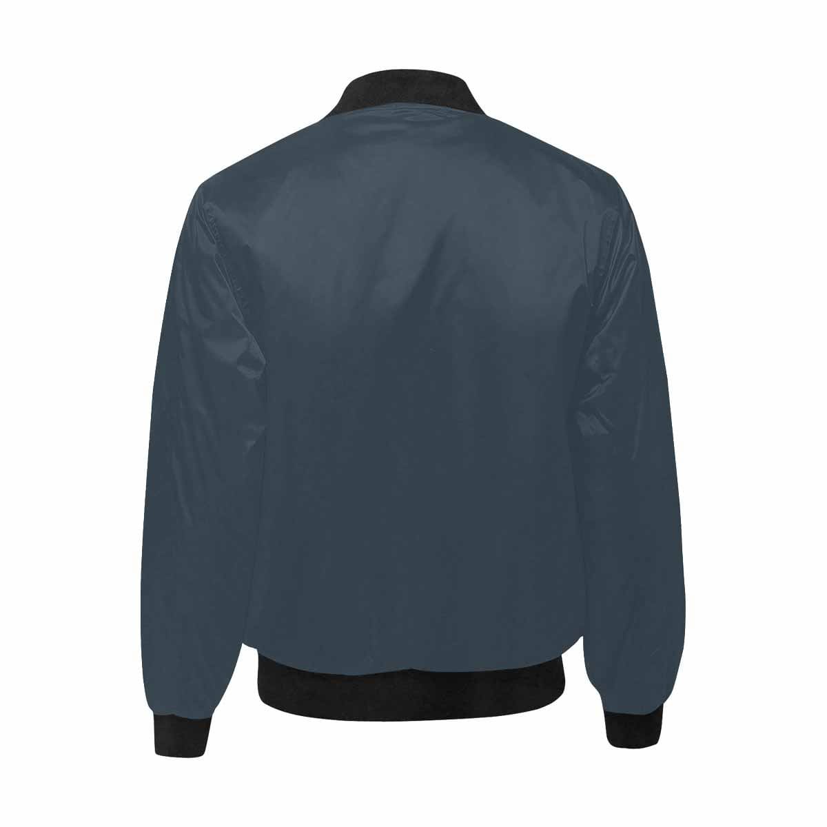 Bomber Jacket For Men Charcoal Black And Black - Mens | Jackets | Bombers