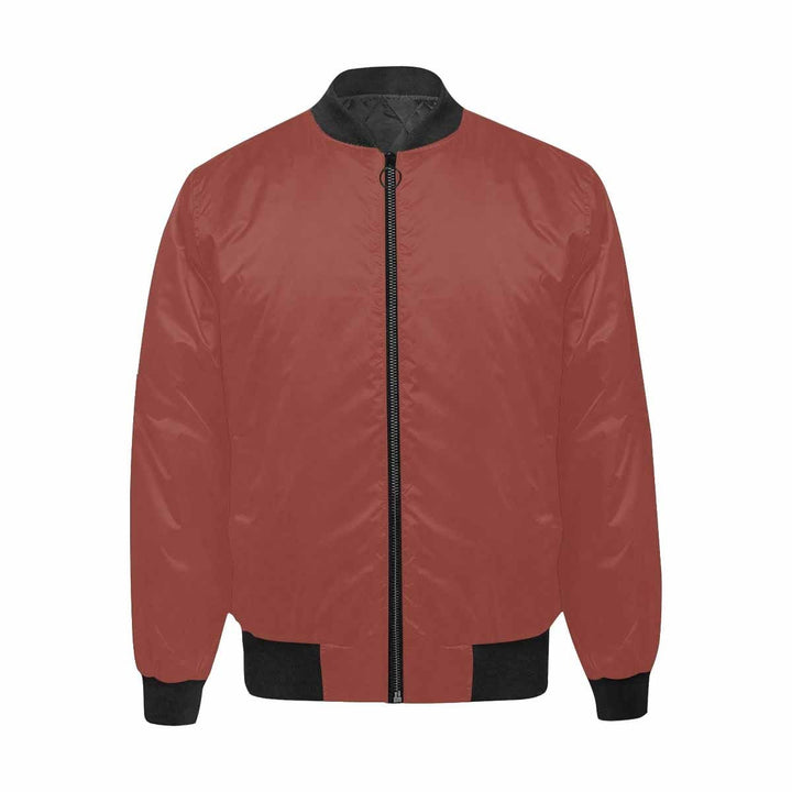 Bomber Jacket for Men Cognac Red and Black - Mens | Jackets | Bombers