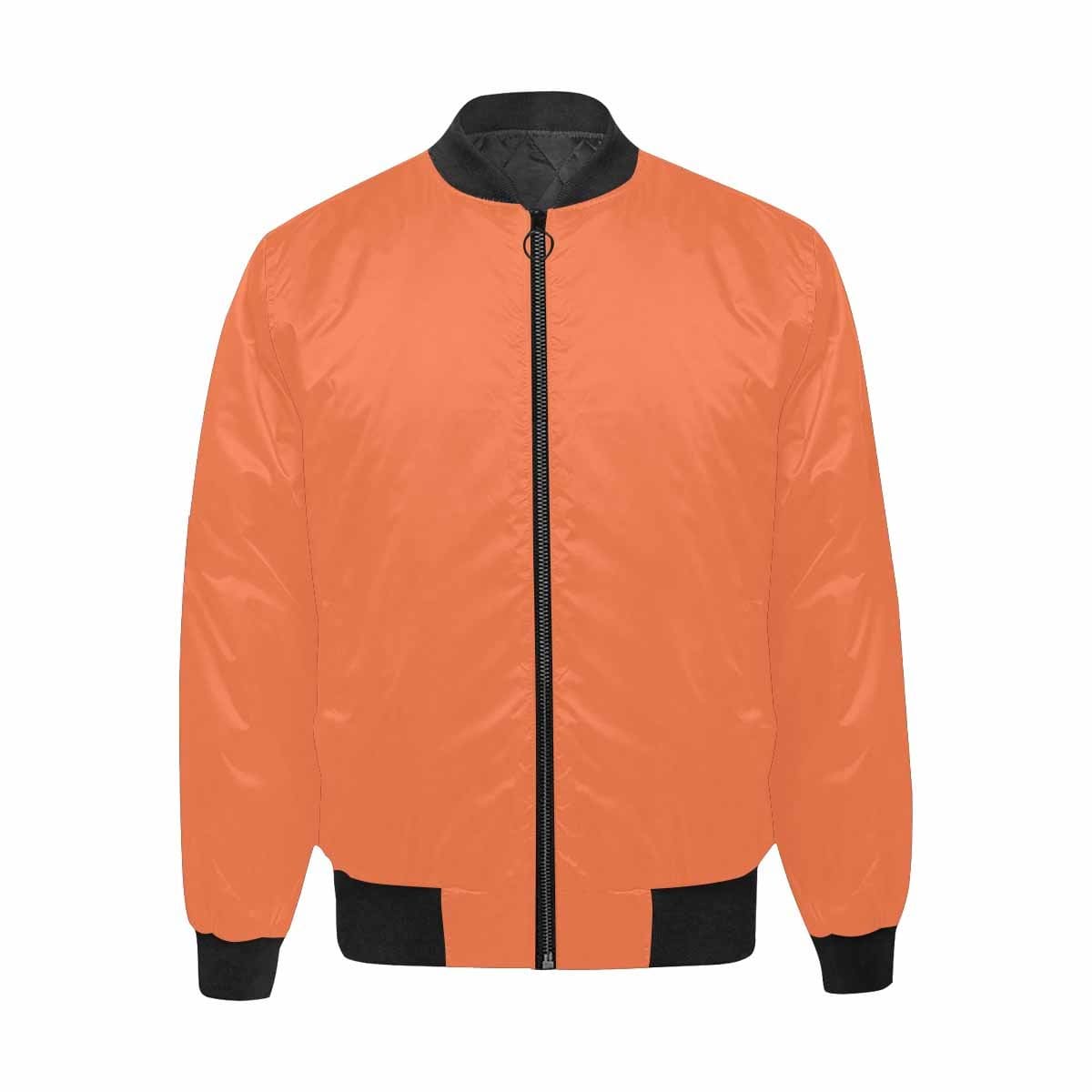 Mens Jacket Coral Red And Black Bomber Jacket - Mens | Jackets | Bombers