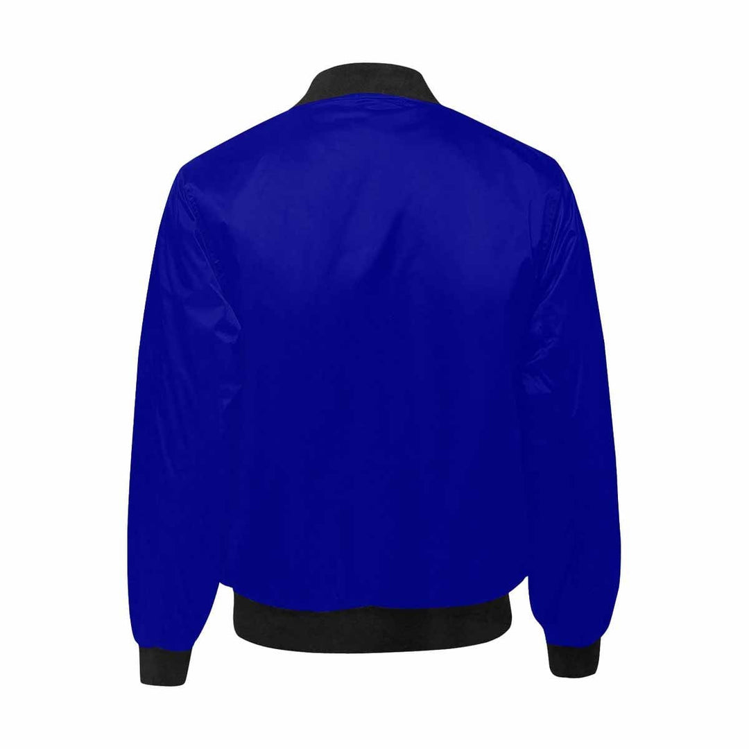 Mens Jacket Dark Blue and Black Bomber Jacket - Mens | Jackets | Bombers