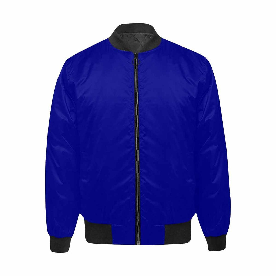 Mens Jacket Dark Blue and Black Bomber Jacket - Mens | Jackets | Bombers