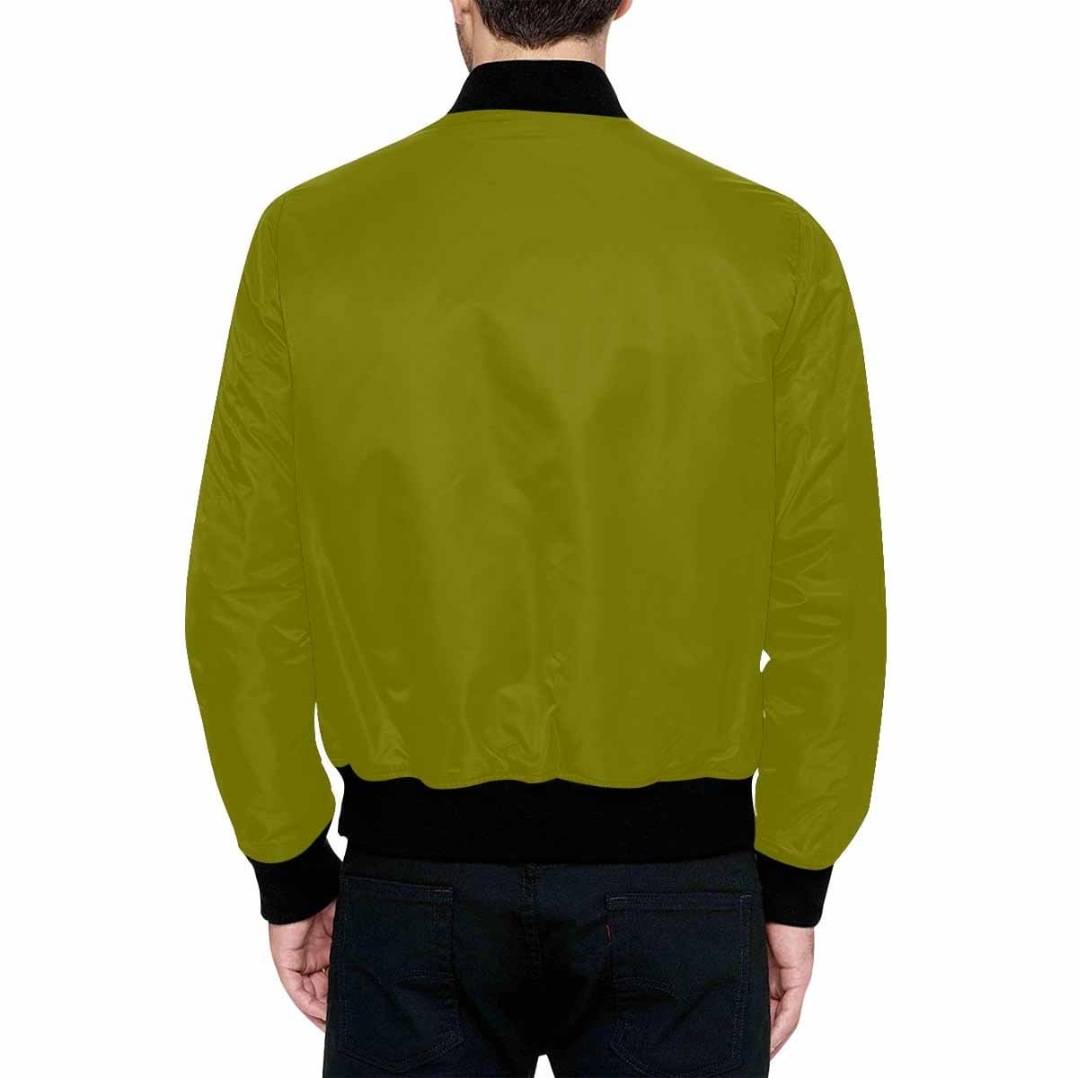 Mens Jacket Dark Olive Green Bomber Jacket - Mens | Jackets | Bombers
