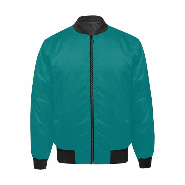 Mens Jacket Dark Teal Green and Black Bomber Jacket - Mens | Jackets | Bombers