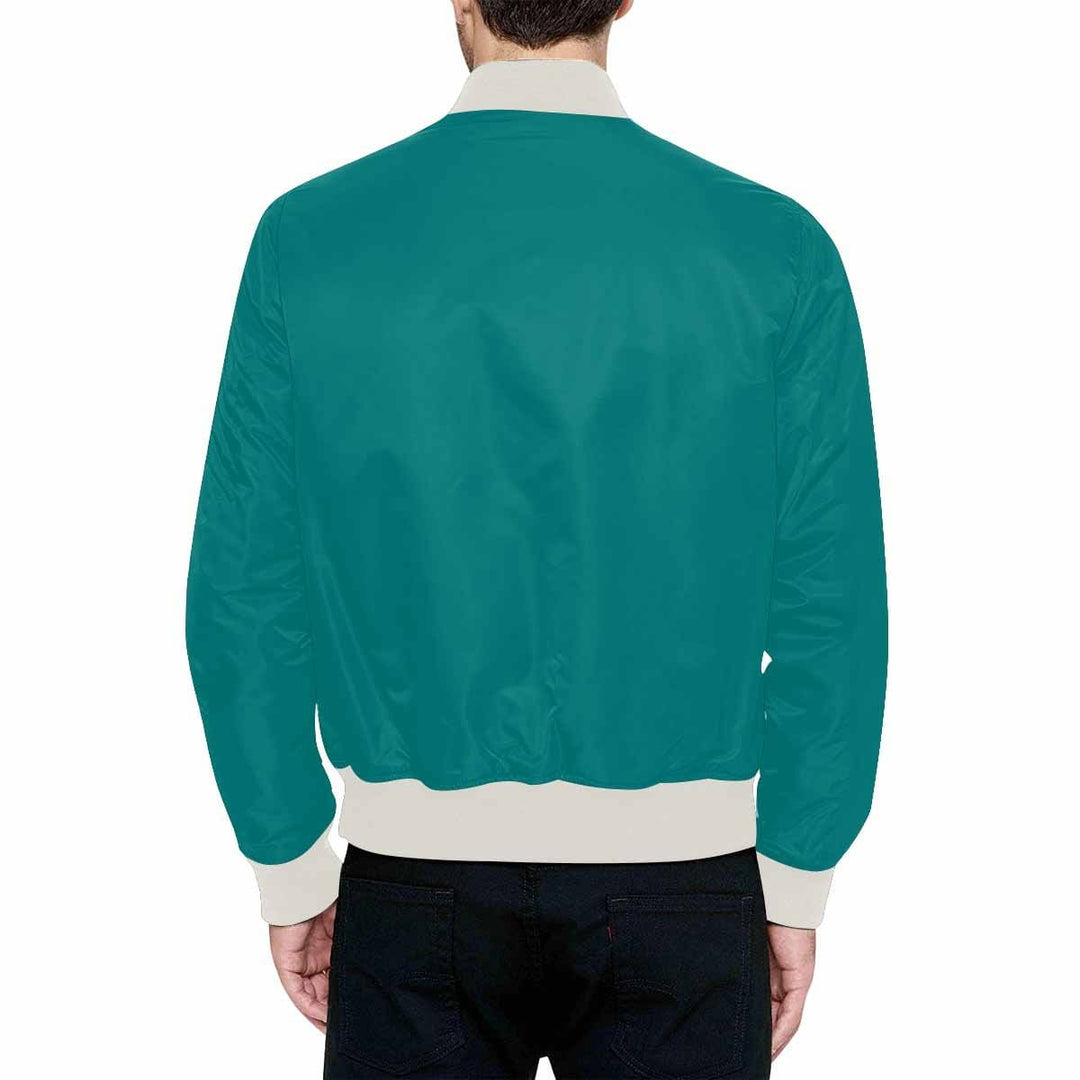 Mens Jacket Dark Teal Green Bomber Jacket - Mens | Jackets | Bombers