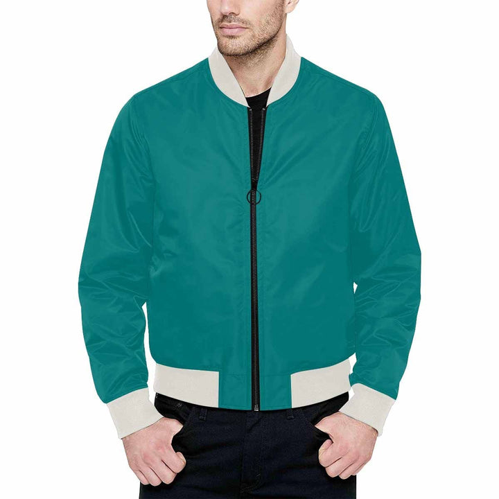 Mens Jacket Dark Teal Green Bomber Jacket - Mens | Jackets | Bombers